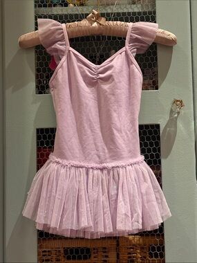 Little Girls Light Pink Sparkle Tutu Dance Dress
